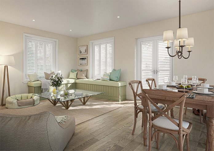 Sierra, Breeze White - Perfect Fit Shutter Blind - Image 11